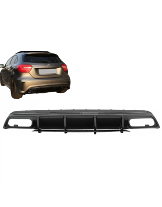Paraurti posteriore Spoiler Diffusore compatibile con Mercedes A-Classe W176 (2013-2018) A45 design 