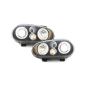 Fari anteriori compatibile con VW Golf IV 4 (09.1997-09.2003) Angel Eyes con 2 anelli Halo nero (Cod