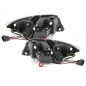 Fari anteriori compatibile con BMW 3 Serie E90 Berlina E91 Touring (03.2005-08.2008) Angel Eyes con 