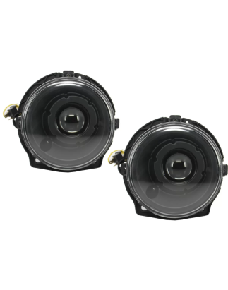 Fari anteriori compatibile con Mercedes G-Classe W463 (1989-2012) nero Bi-Xenon look (Cod. K-HLMBW46