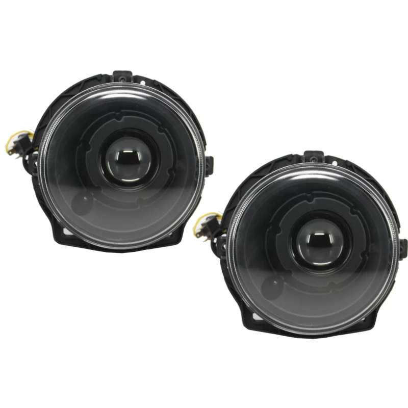 Fari anteriori compatibile con Mercedes G-Classe W463 (1989-2012) nero Bi-Xenon look (Cod. K-HLMBW46