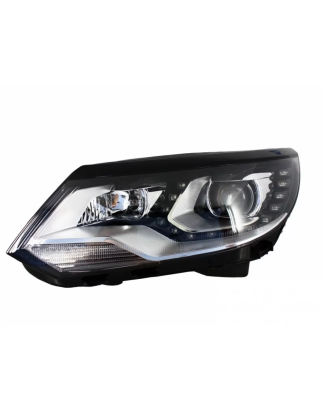 Fari anteriori LED DRL compatibile con VW Tiguan MK I Facelift (2012-2015) OEM Xenon design (Cod. K-