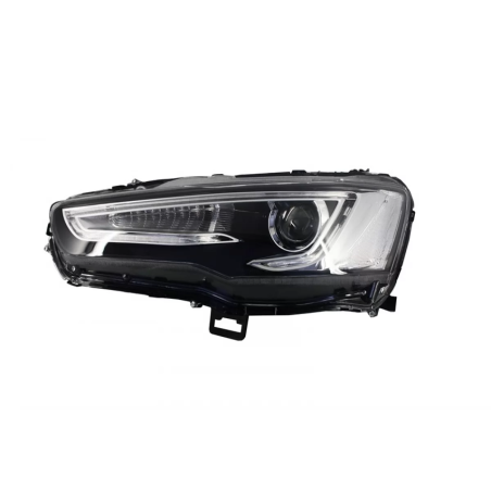 Fari anteriori LED DRL compatibile con Mitsubishi Lancer (2007-2017) Dual Projector Dynamic Sequenti