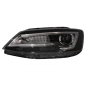 Fari anteriori LED DRL compatibile con VW Jetta Mk6 VI (2011-2017) Bi-Xenon design Dynamic Flowing S