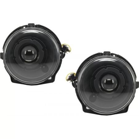 Fari anteriori nero Bi-Xenon look con Covers white LED DRL compatibile con Mercedes G-Classe W463 (1