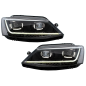 Fari anteriori LED DRL compatibile con VW Jetta Mk6 VI (2011-2017) Dynamic Turn Light Xenon Matrix d