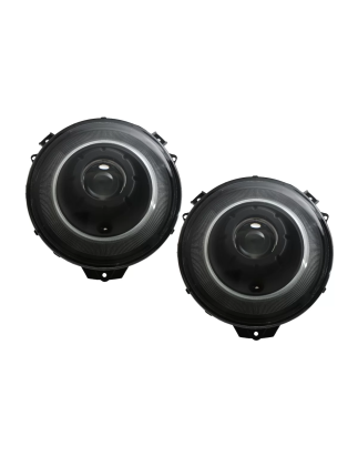 Fari anteriori Bi-Xenon OEM look compatibile con Mercedes G-Classe W463 (2005-2017) nero (Cod. K-HLM