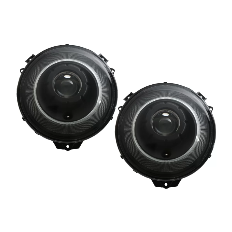 Fari anteriori Bi-Xenon OEM look compatibile con Mercedes G-Classe W463 (2005-2017) nero (Cod. K-HLM