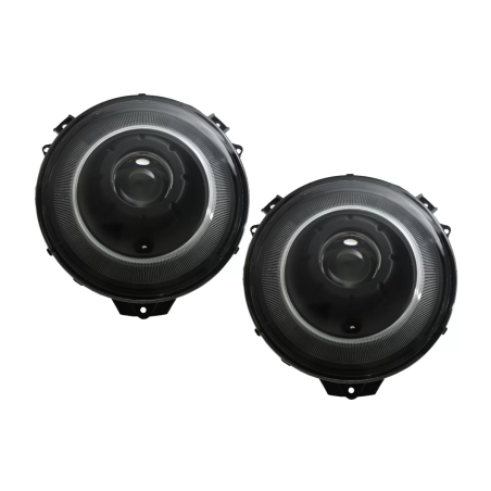 Fari anteriori Bi-Xenon OEM look compatibile con Mercedes G-Classe W463 (2005-2017) nero (Cod. K-HLM