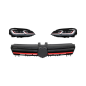 Fari anteriori LED Sequential Dynamic Turn Light con Grille compatibile con VW Golf 7 VII (2013-2017