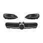 Fari anteriori LED Dynamic Turning Lights G7.5 look con Central Grille compatibile con VW Golf 7 VII