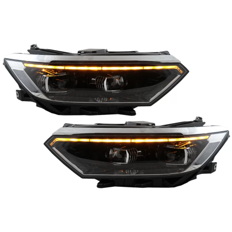 Fari anteriori compatibile con VW Passat B8 3G Facelift (2016-2019) LED 2020 look con Sequential Dyn