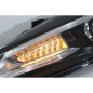 Fari anteriori compatibile con VW Polo MK5 6R 6C 61 (2011-2017) LED Light Bar Devil Eye look RHD (Co