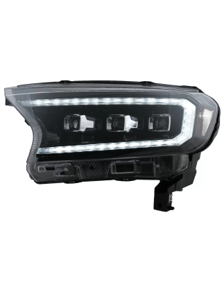 Fari anteriori LED Light Bar Dynamic Start-in poi Display compatibile con Ford Ranger Raptor (2015-2
