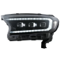 Fari anteriori LED Light Bar Dynamic Start-in poi Display compatibile con Ford Ranger Raptor (2015-2