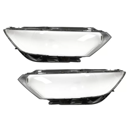 Fari anteriori Lens Glasses compatibile con VW Passat B8 3G (2015-2019) trasparente (Cod. K-HGVWPA3G
