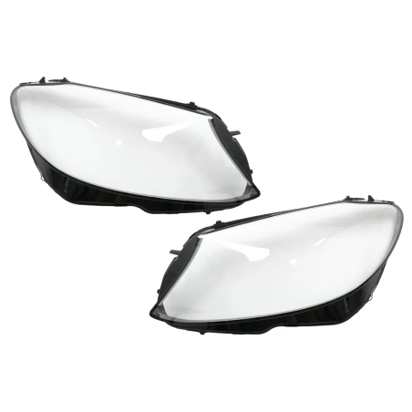 Fari anteriori Lens Glasses compatibile con Mercedes C-Classe W205 Berlina S205 T-Model (2014-2018) 