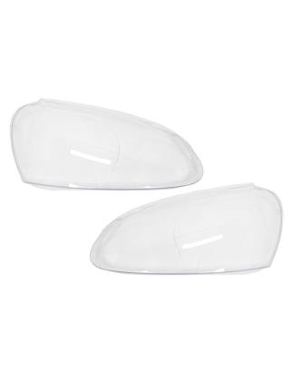 Fari anteriori Lens Glasses compatibile con VW Golf 5 V (2003-2009) trasparente (Cod. K-HGVWG5)