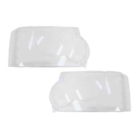 Fari anteriori Lens Glasses compatibile con Land Rover Range Rover III Vogue L322 (2006-2009) traspa