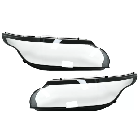 Fari anteriori Lens Glasses compatibile con Land Rover Range Rover Sport SUV L494 (2013-2017) traspa