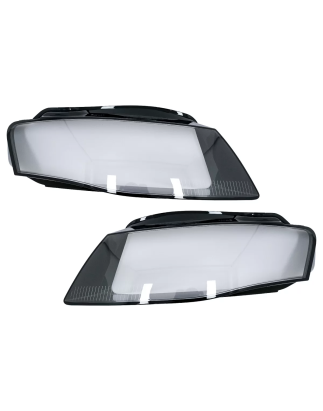 Fari anteriori Lens Glasses compatibile con Audi A4 B8 8K Berlina Avant (2008-2012) (Cod. K-HGAUA4B8