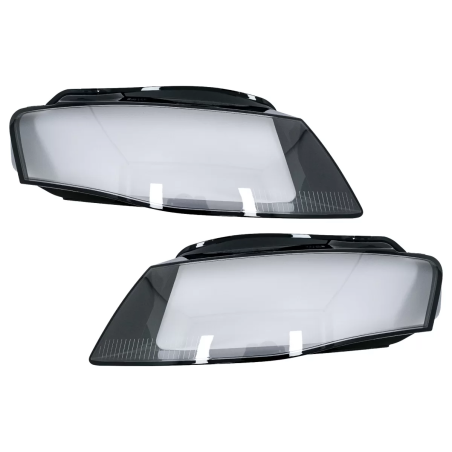Fari anteriori Lens Glasses compatibile con Audi A4 B8 8K Berlina Avant (2008-2012) (Cod. K-HGAUA4B8