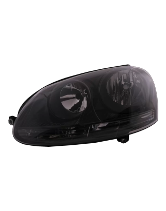 Fari anteriori compatibile con VW Golf 5 V (10.2003-2009) Jetta (2005-2010) All nero (Cod. K-HLVWG5B