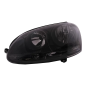 Fari anteriori compatibile con VW Golf 5 V (10.2003-2009) Jetta (2005-2010) All nero (Cod. K-HLVWG5B