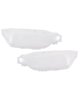 Fari anteriori Lens Glasses compatibile con BMW 3 Serie F30 F31 LCI (2015-2018) trasparente (Cod. K-