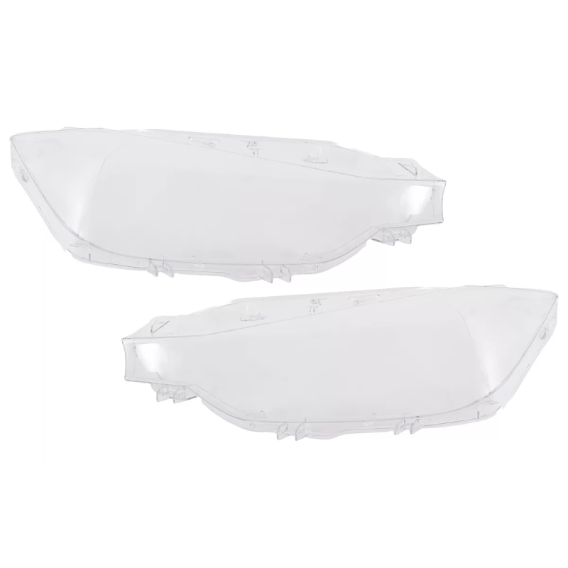 Fari anteriori Lens Glasses compatibile con BMW 3 Serie F30 F31 LCI (2015-2018) trasparente (Cod. K-
