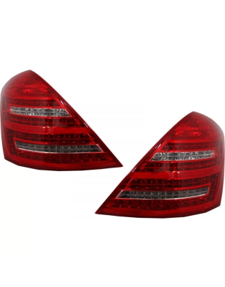 Fanali posteriori LED compatibile con Mercedes W221 S-Classe (2005-2012) design Facelift (Cod. K-TLM