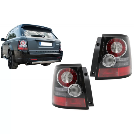 Fanali posteriori LED compatibile con Range Rover Sport L320 (2005-2013) Facelift Autobiography desi