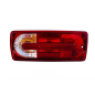 Fanali posteriori compatibile con Mercedes G-Classe W463 (1989-2015) G55 design rosso trasparente (C