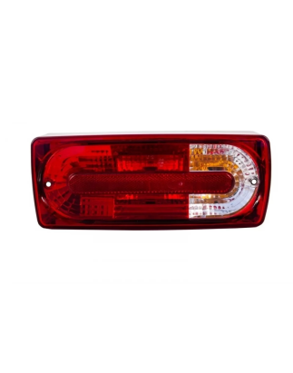 Fanali posteriori compatibile con Mercedes G-Classe W463 (1989-2015) G55 design rosso trasparente (C