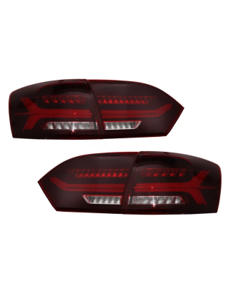 Fanali posteriori LED compatibile con VW Jetta Mk6 VI (2012-2014) Dynamic Flowing Indicatori di dire