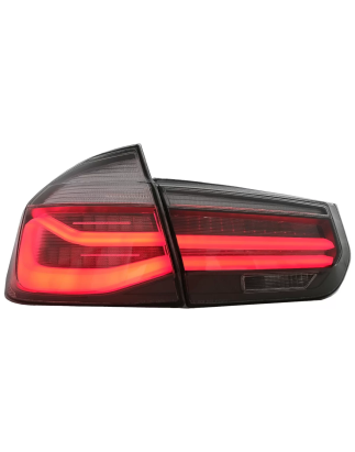 Fanali posteriori LED M look nero Line compatibile con BMW 3 Serie F30 Pre LCI & LCI (2011-2019) ros