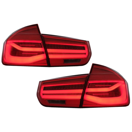 Fanali posteriori LED Conversion to LCI design compatibile con BMW 3 Serie F30 Pre LCI LCI (2011-201