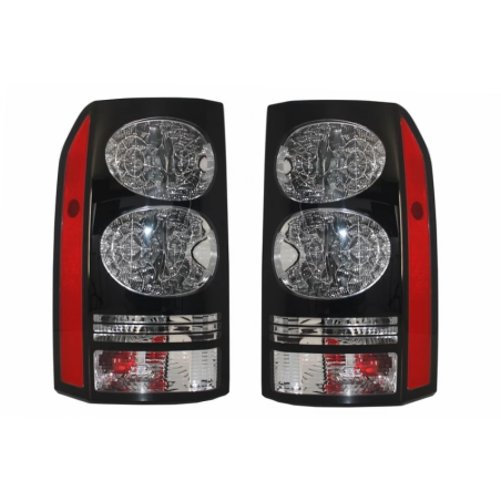 Fanali posteriori LED compatibile con Land Rover Discovery III 3 & IV 4 (2004-2016) nero Conversion 