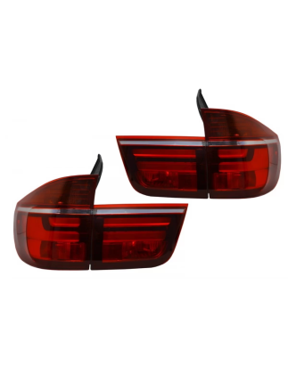 Fanali posteriori LED compatibile con BMW X5 E70 (2007-2010) Light Bar LCI design Facelift (Cod. K-T