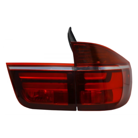 Fanali posteriori LED compatibile con BMW X5 E70 (2007-2010) Light Bar LCI design Facelift (Cod. K-T