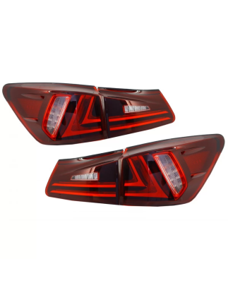 Fanali posteriori Full LED compatibile con Lexus IS XE20 (2006-2012) Light Bar Facelift New XE30 ros