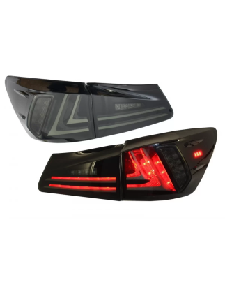 Fanali posteriori Full LED compatibile con LEXUS IS XE20 (2006-2012) Light Bar Facelift New XE30 fum