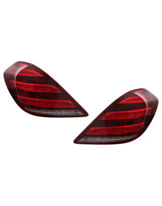 Fanali posteriori Full LED compatibile con Mercedes S-Classe W222 (2013-2017) con Sequential Dynamic