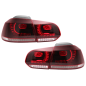 Fanali posteriori Full LED compatibile con VW Golf 6 VI (2008-2013) Cherry rosso R20 GTI design (LHD