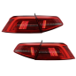 Fanali posteriori LED compatibile con VW Passat B8 3G (2015-2019) Berlina Matrix R line con Sequenti