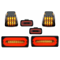 Fanali posteriori LED Light Bar con Paraurti posteriore Fog Lamp and Turning Lights Sequential Dynam