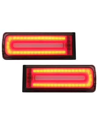 Fanali posteriori LED Light Bar compatibile con Mercedes G-Classe W463 (2008-2017) Facelift 2018 des