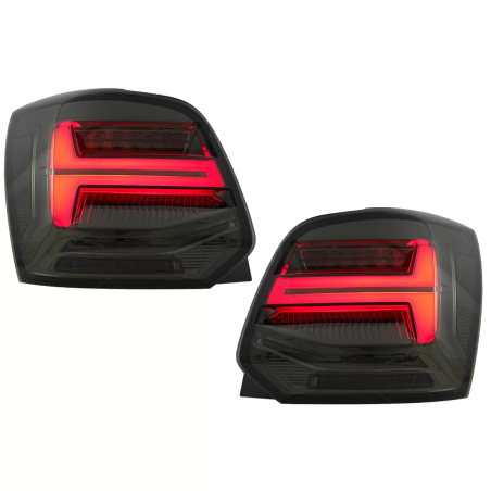 Fanali posteriori Full LED compatibile con VW Polo 6R 6C 61 (2011-2017) Sequential Dynamic Turning L