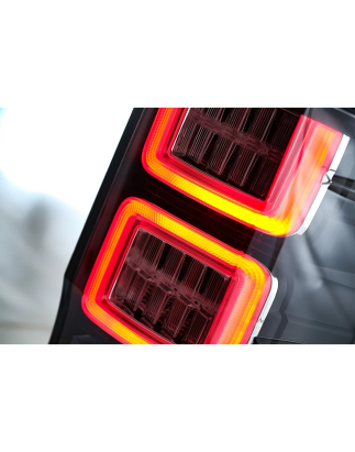 Fanali posteriori LED compatibile con Ford Ranger (2012-2018) trasparente con Sequential Dynamic Tur
