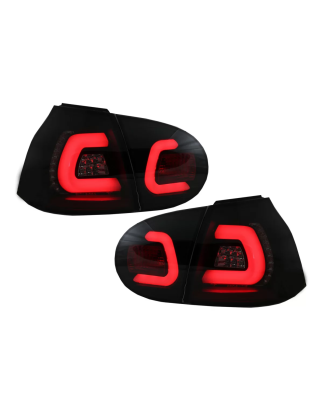 Fanali posteriori LED Bar compatibile con VW Golf V 5 (2004-2009) fumé nero Urban Style (Cod. K-TLV